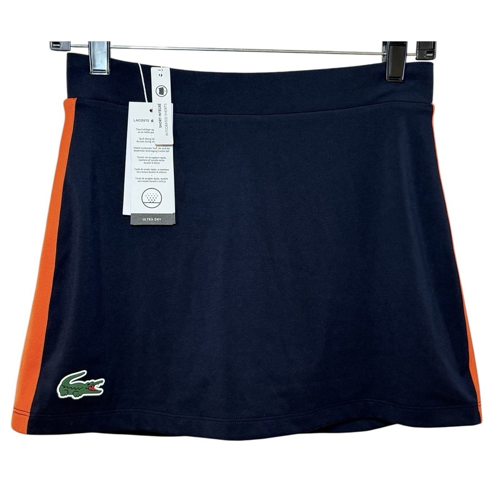 Lacoste Sport Miami Open 2022 Uniform Skirt Integrated Shorts Women's 34‎ Navy